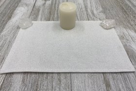 MINI Altar Cloth - White Glitter, Traveling Altar Cloth, Portable Altar Cloth, Small Spaces Altar, Home Office Altar