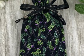 Herbal VineTarot Bag/ Custom Tarot Pouch/ Keepsake Bag / Drawstring Bag / Oracle Bag / Crystal Bag / Tarot Pouch / Cosmetic Bag