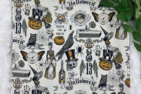 Halloween Altar Cloth, Tarot Cloth, Altar Decor, Double Sided Altar Cloth, Wall Hanging, Dice Mat, Centerpiece
