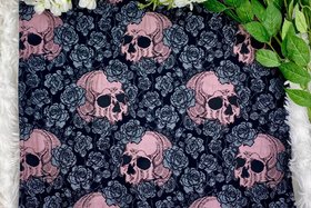 Skulls Altar Cloth, Tarot Cloth, Altar Decor, Double Sided Altar Cloth, Wall Hanging, Dice Mat, Centerpiece