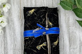 Reversible Silk Lined Tarot Wrap/ Dragonfly Tarot Wrap / Tarot Supplies / Tarot Deck Storage / Tarot Cloth / Tarot Supplies / Altar