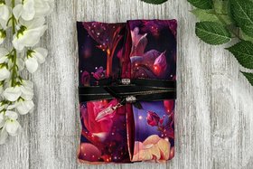 Reversible Silk Lined Tarot Wrap/ Rose Tarot Wrap / Tarot Supplies / Tarot Deck Storage / Tarot Cloth / Tarot Supplies / Altar