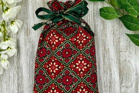 Mandala Tarot Bag/ Custom Tarot Pouch/ Keepsake Bag / Drawstring Bag / Oracle Bag / Crystal Bag / Tarot Pouch / Cosmetic Bag