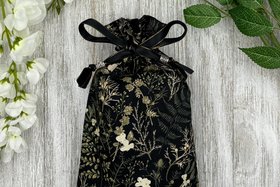 Plants Tarot Bag/ Custom Tarot Bag/ Keepsake Bag / Drawstring Bag / Oracle Bag / Jewelry Bag / Crystal Bag / Gift Bag / Tarot Pouch